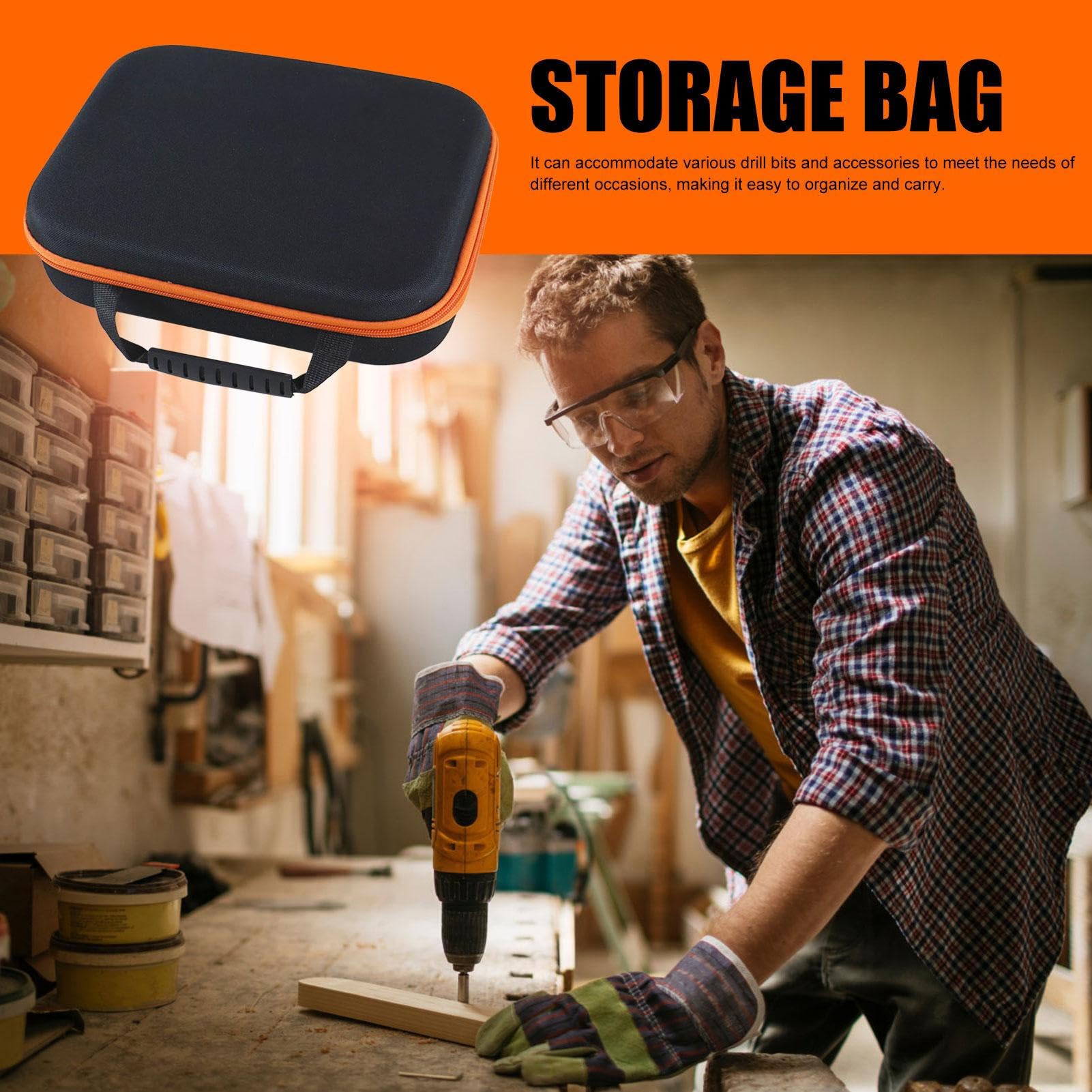 Amazon.co.jp: 電動ドリルツールキット,軽量収納ツールケース